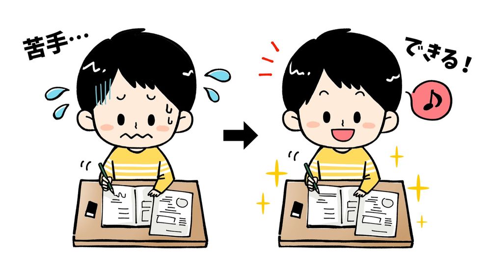 苦手が「できる」に変わる