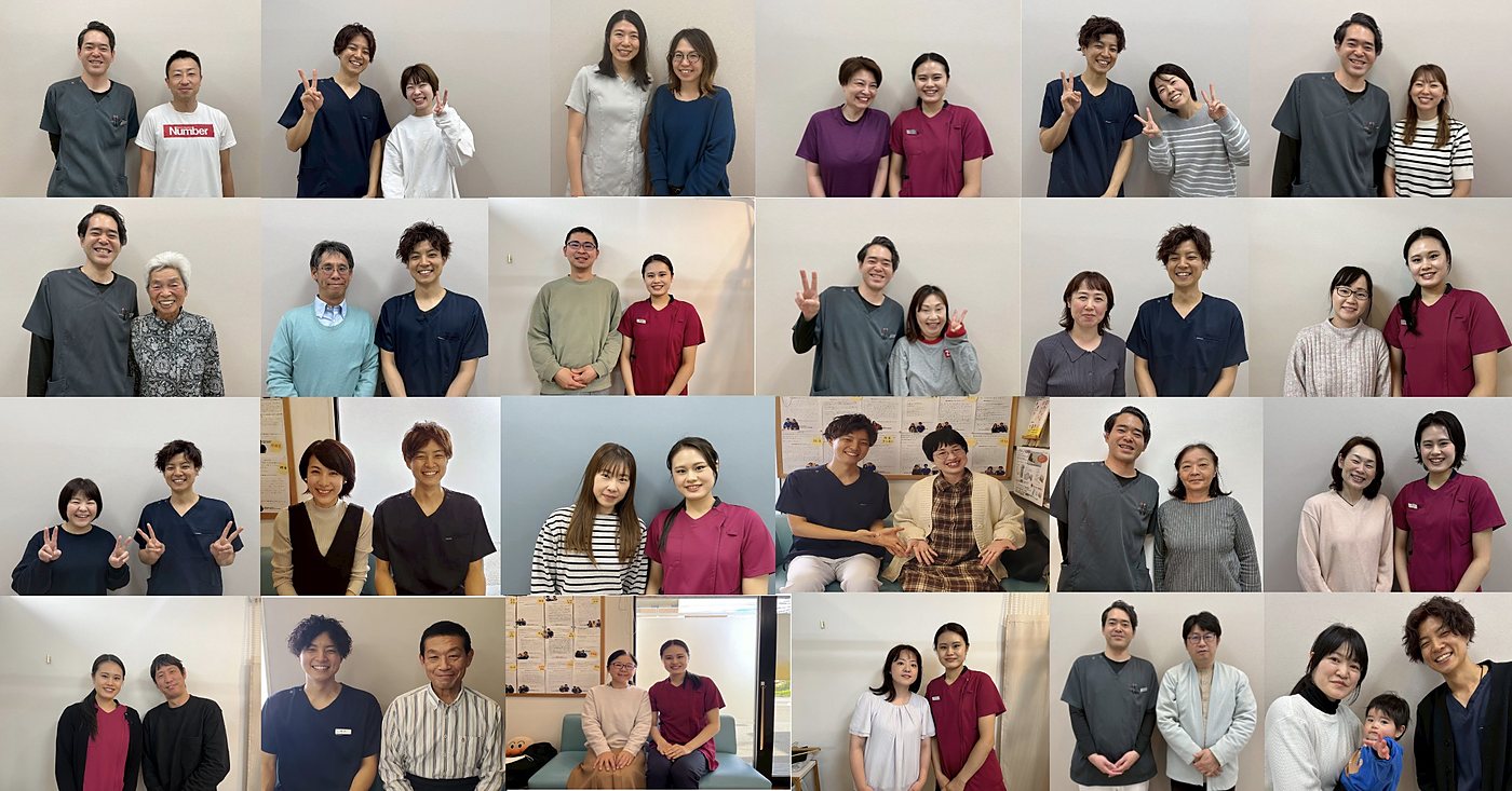 ここから接骨院に通われている利用者さんとの記念写真